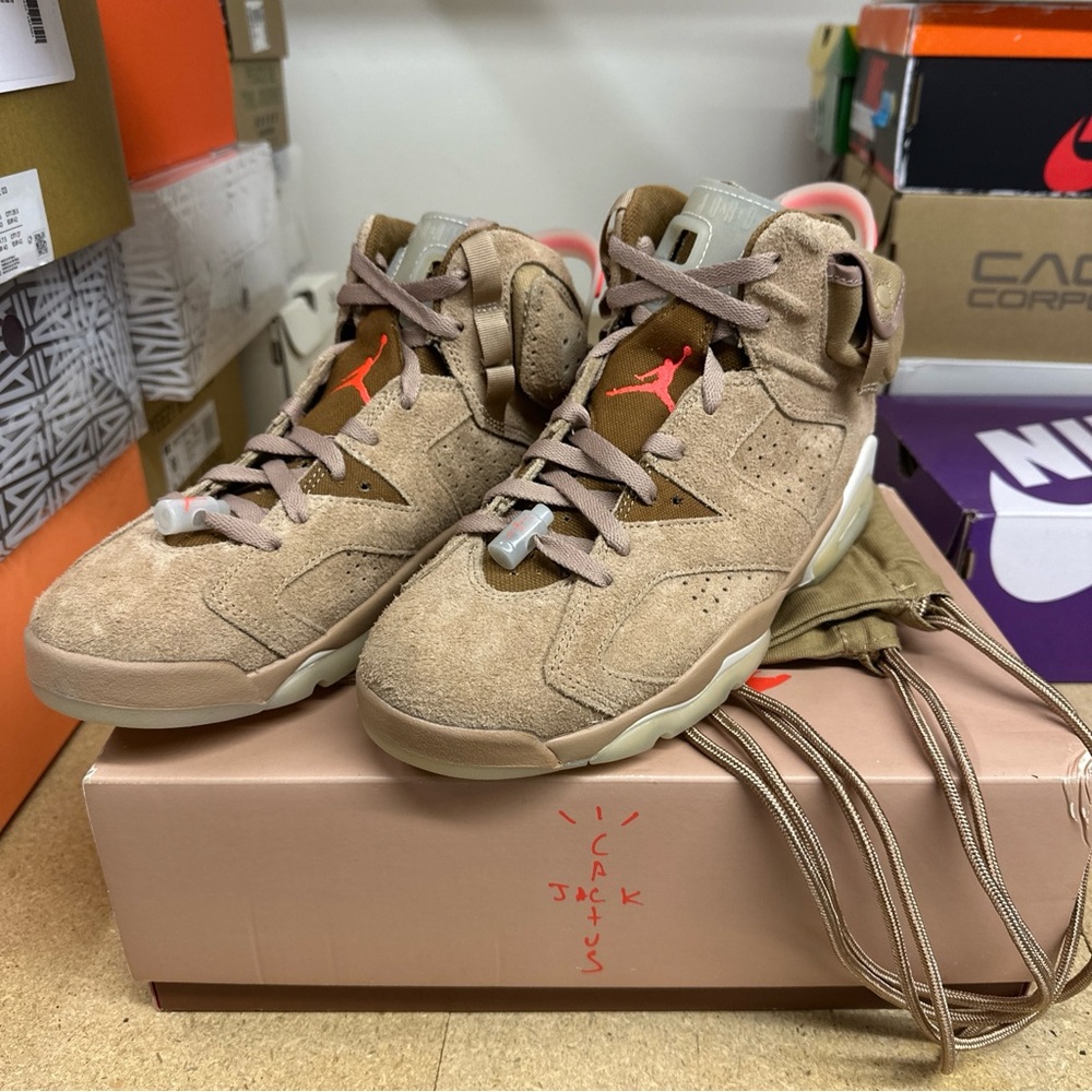 Travis Scott British Khaki Jordan 6 Size 8.5